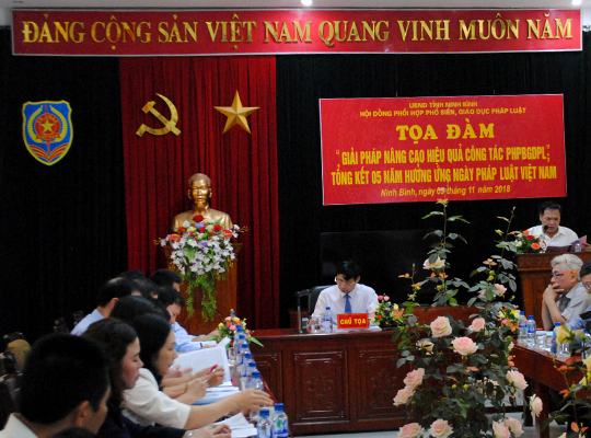 Lễ hưởng ứng và Tổng kết 5 năm hưởng ứng ngày pháp luật Việt Nam
